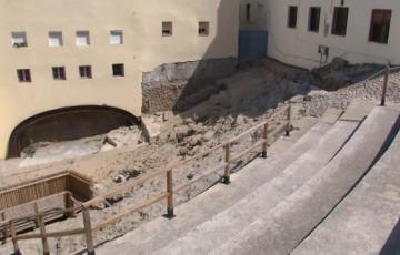 Imagen general del graderío del Teatro Romano de Cádiz