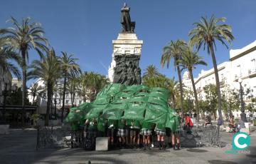 Acto de homenaje a las personas con cáncer en la Plaza de San Juan de Dios 
