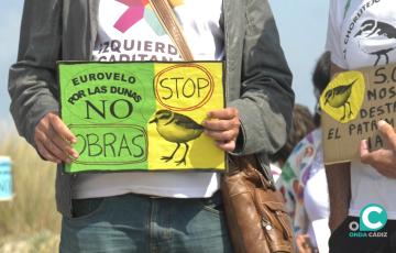 La protesta ha tenido lugar este sábado.