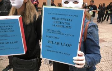 Segundo día de huelga para los funcionarios de justicia 