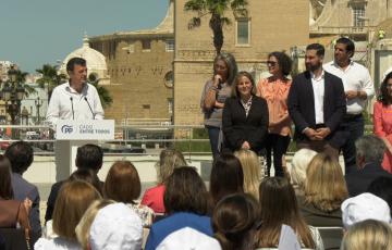 Bruno García, en el acto con el dirigente del PP nacional