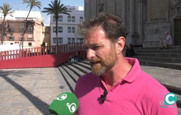 El cabeza de lista de Ciudadanos Cádiz, Juan de Dios Sánchez. 