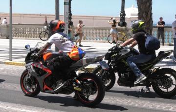 La celebración del GP de Motociclismo también se notó en la presencia de turismo motero  en Cádiz