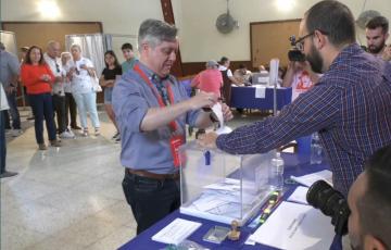 El candidato a la alcaldía por el PSOE recordó la importancia de poder votas en unas elecciones