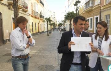 El candidato del PP, Bruno García, durante la presentación de esta nueva propuesta electora