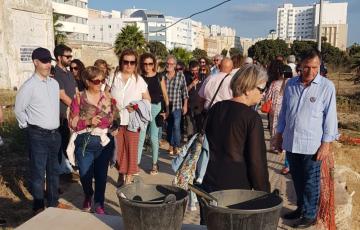 Los familiares leyeron los 101 nombres de los cadáveres exhumaron y que se han identificado