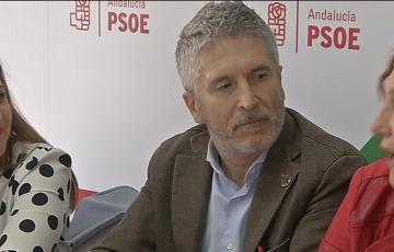 Grande-Marlaska en el PSOE provincial en la anterior campaña a las generales 
