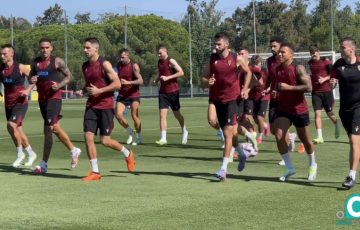 La plantilla ha comenzado la pretemporada con doble sesión en la Ciudad Deportiva Bahía de Cádiz