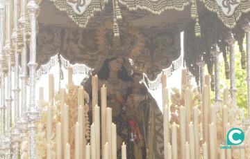 Una imagen de la Virgen del Carmen por las calles de la ciudad.