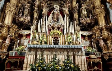 La imagen de la Virgen saldrá a la calle el domingo a las 20 horas desde la iglesia el Carmen