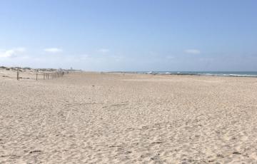 Una zona en Cortadura acotada para la práctica nudista