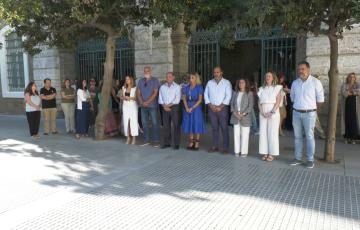 La Diputación en silencio contra el asesinato machista de Chipiona