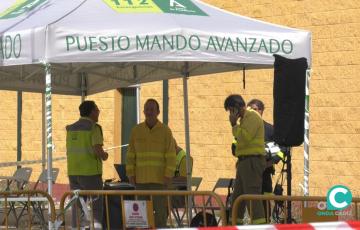 El puesto de mando en Puerto Real organiza todos los efectivos