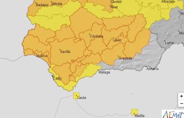Este viernes Cádiz se encuentra en alerta amarilla