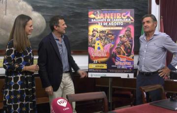 Imagen de la presentación del cartel en el Ayuntamiento 