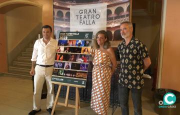 Imagen de la presentación del cartel en el Gran Teatro Falla 