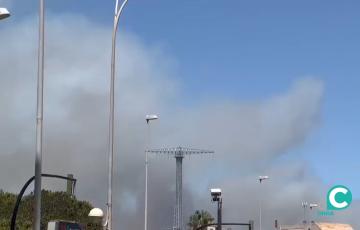 Una imagen tomada desde la calle Sirenas de la capital gaditana.