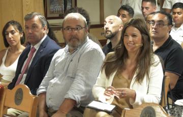 Los participantes de la mesa redonda sobre economía azul han celebrado el foro en uno de los salones de buque escuela Cuauhtemoc 