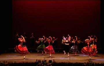 Imagen de antiguas ediciones en el Falla del Festival Internacional del Folklore 