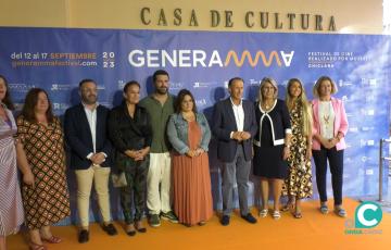 Photocall en el Teatro Moderno de Chiclana con motivo de Generamma.