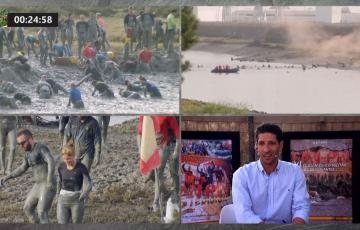 Imagen de la retransmisión de la Fan Pin Race 