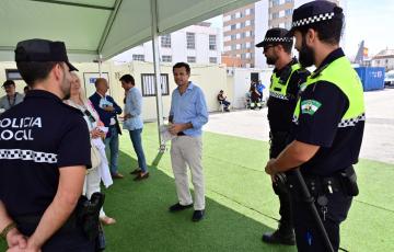 La seguridad de la Gran Regata se coordina desde el Puesto de Mando Avanzado.
