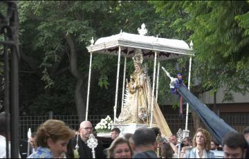 La imagen salió desde la iglesia de San José