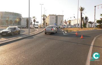 Zona de acceso y salida del Puente Constitución 1812 