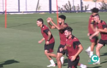 Brian Ocampo vuelve a trabajar con normalidad junto a sus compañeros