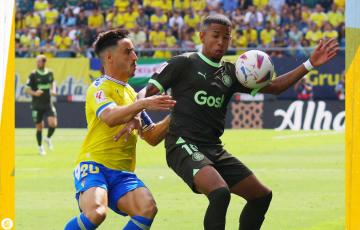Primera derrota del conjunto cadista como local (Foto: Cádiz CF)