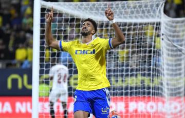 Chris Ramos fue el autor del primer tanto del partido (Foto: Cádiz CF)