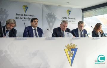 Imagen de la Junta General Ordinaria de Accionistas (Foto: Cádiz CF)