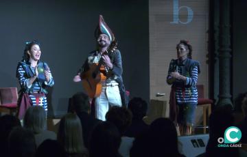 Momento del pregón de Riki Rivera