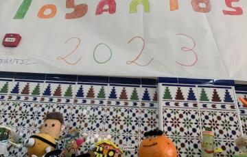 Tosantos en el colegio Salesianos