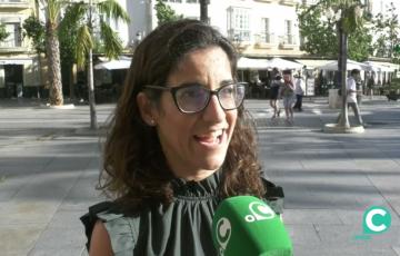 La concejala de Salud, Gloria Bazán.