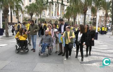 Inicio de la caminata solidaria en San Juan de Dios 