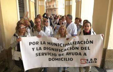 La plantilla de ayuda a domicilio activará nuevo calendario de protestas