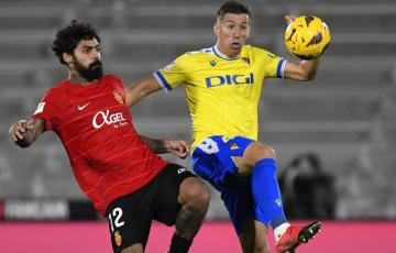 Rubén Alcaraz fue el autor del tanto de los amarillos (Foto: Cádiz CF)