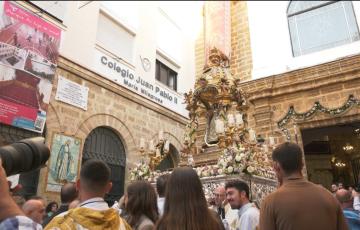 La cofradia de La Viña ha recordado un año más el milagro de la Virgen en 1755