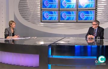 Francisco Piniella, rector en funciones de la UCA, en Onda Cádiz TV