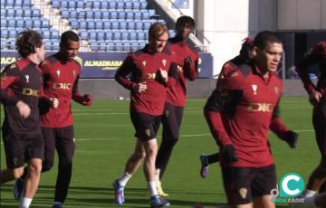 El conjunto cadista ha trabajado en el escenario del partido