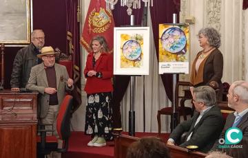 El Salón de Plenos del Ayuntamiento de Cádiz acoge la presentación del cartel de la XIV Ruta Quiñones. 