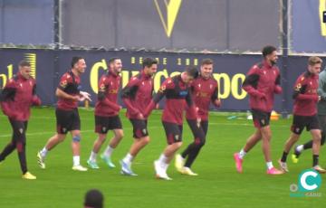 La lluvia ha sido protagonista en la sesión desarrollada en la Ciudad Deportiva