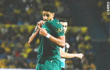 Chris Ramos anotó su quinto gol en la presente temporada (Foto: Cádiz CF)