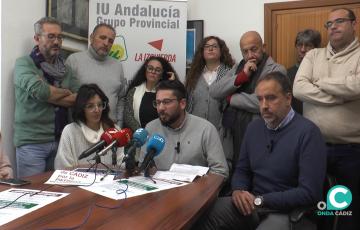 Rueda de prensa de Izquierda Unida. 
