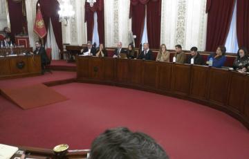 Sesión plenaria del Ayuntamiento de Cádiz. 