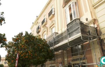 Fachada del Casino Gaditano. 