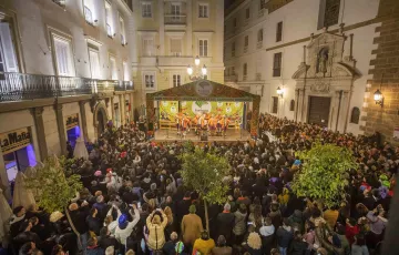 Coplas en la Plaza de San Agustín. 