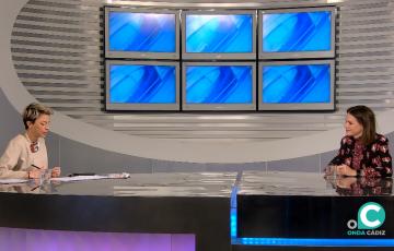 Beatriz Gandullo, en el espacio televisivo de Ángulo Abierto. 