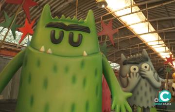 Una de las nueve carrozas que conforman la Cabalgata de la Ilusión este viernes.